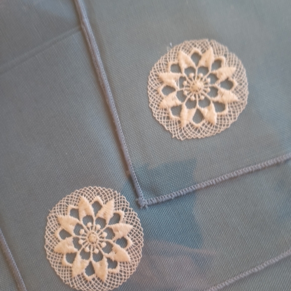 Vintage 4 Placemats with 4 Matching Napkins All Rayon Original Packaging New - Picture 4 of 13